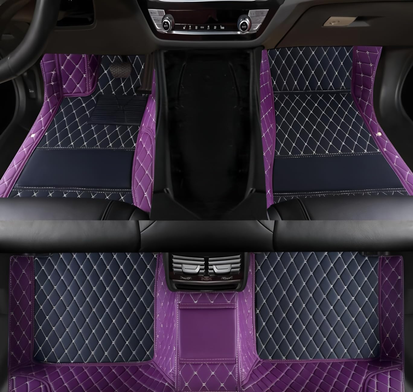 Customize All-Weather Protection Luxury Leather Floor Mats for Cars