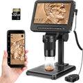Coin Microscope 1200X Wireless LCD Digital Microscope - 5in HD Screen