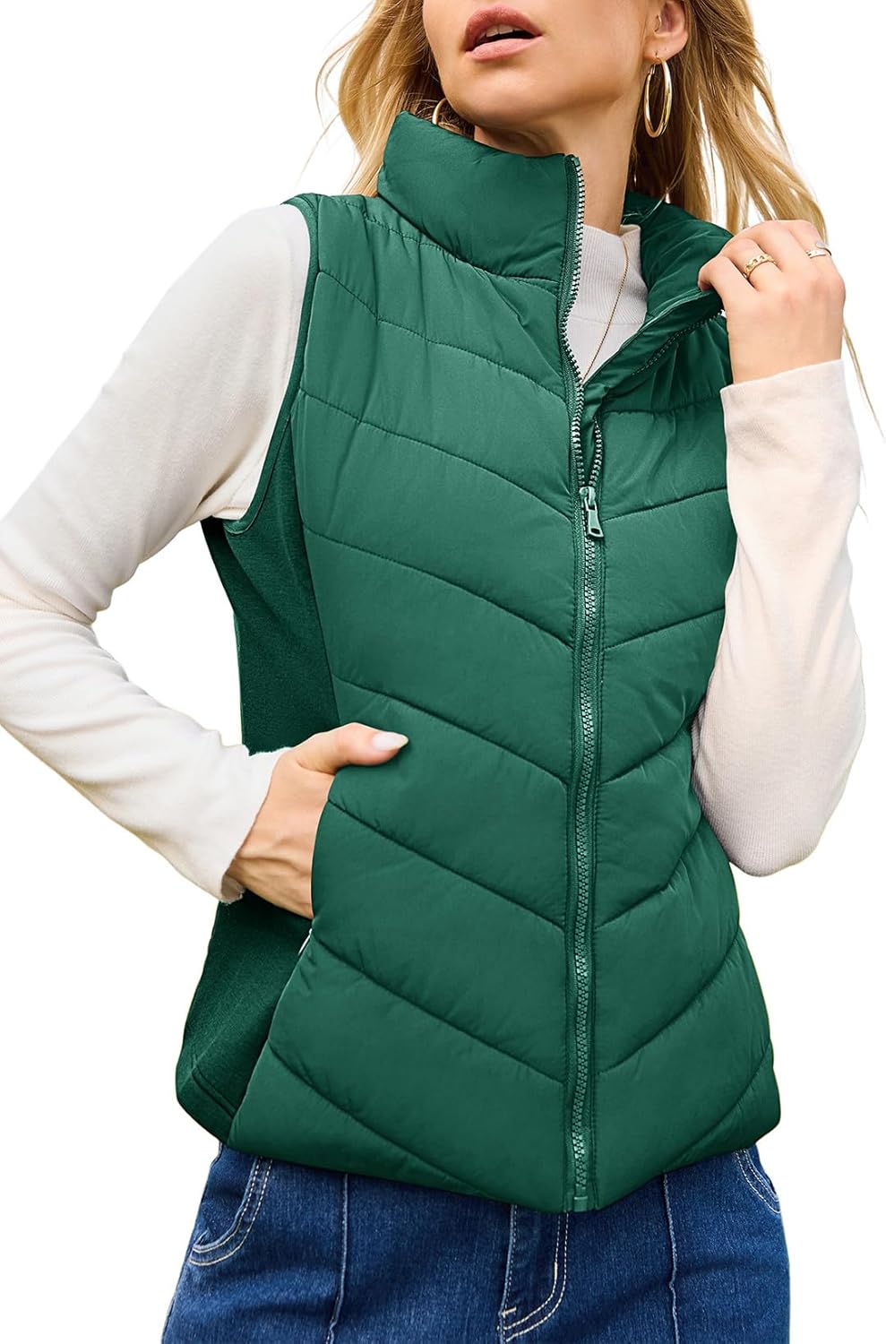 Stylish Dokotoo Puffer Vest for Women - Warm Quilted Outerwear