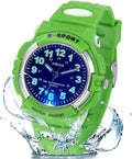 Colorful Night Lights Kids Analog Watch by Juboos