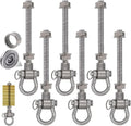 Maximum Strength Swing Hangers Set - 1500 LB Capacity, Anti-Rust, Heavy Duty