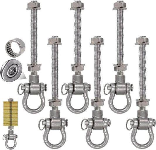 Maximum Strength Swing Hangers Set - 1500 LB Capacity, Anti-Rust, Heavy Duty