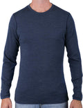 Merino Wool Base Layer for Men - Midweight Long Sleeve Crewneck