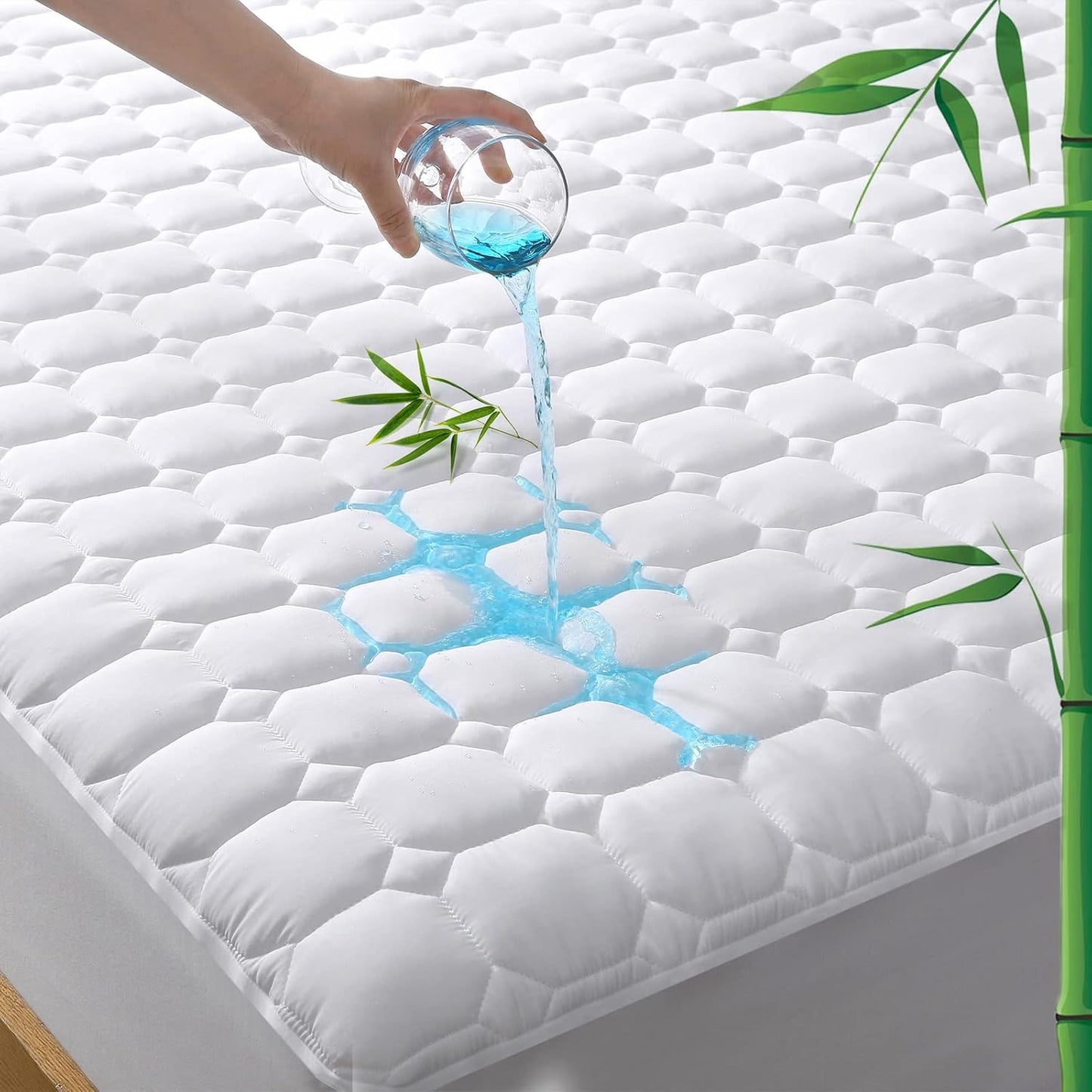 Waterproof Queen Mattress Protector for Comfort and Durability
