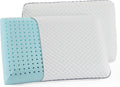 WEEKENDER Gel Memory Foam Pillow 2-Pack - Medium Plush Neck Support