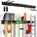 Wall Mount Tool Storage Rack, 15 PCS Heavy Duty Steel Yard Tool