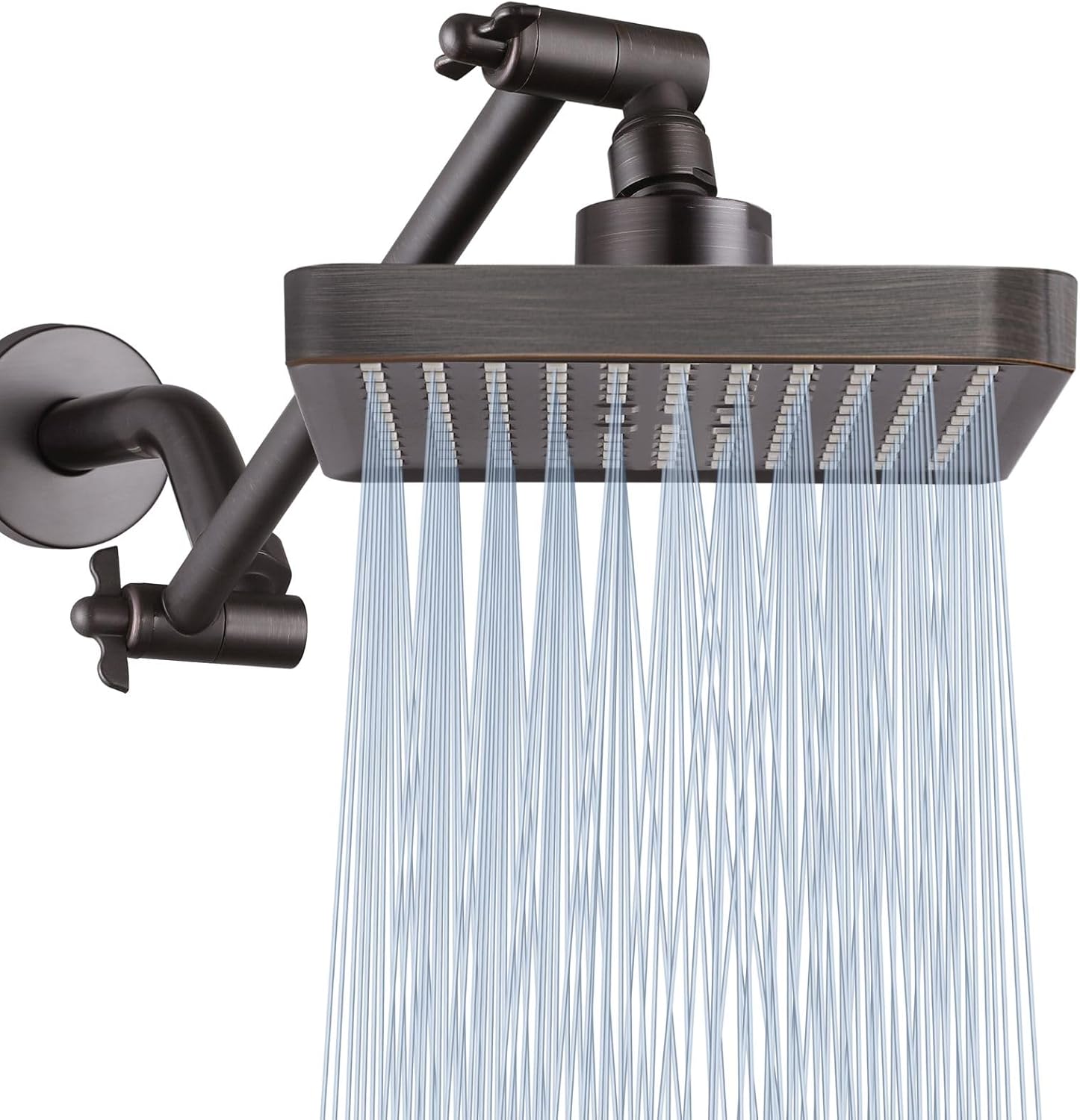 High Pressure Rain Shower Head with 11ft' Extension Arm for Luxury