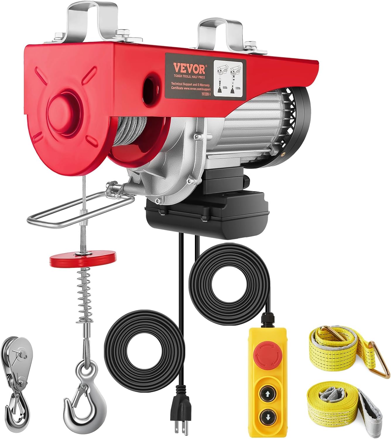 VEVOR Electric Hoist with Remote Control for Heavy Lifting