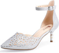 IN2 Candice Rhinestone Sequin Low Kitten Heels Pumps - Bridal