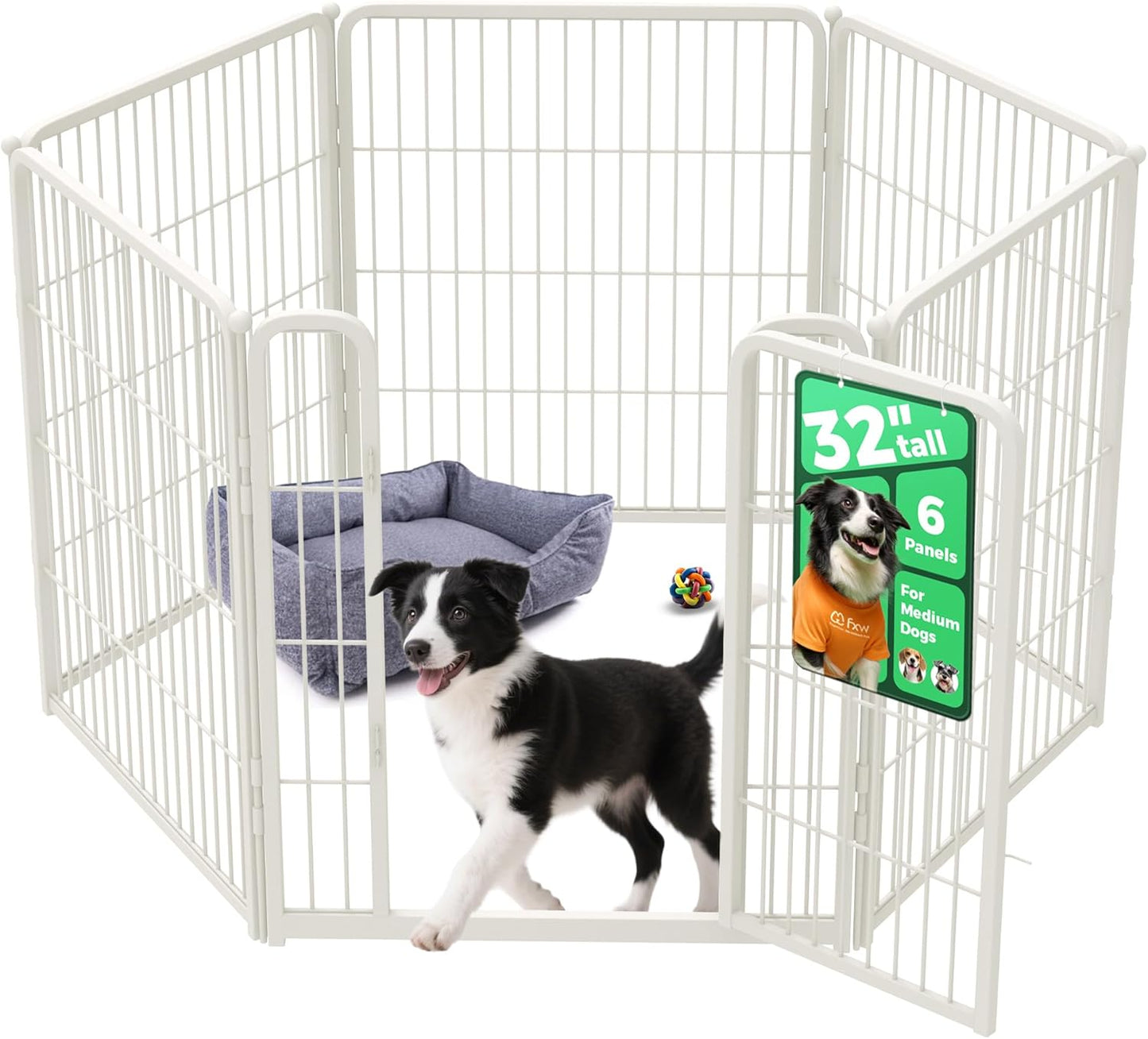 FXW Homeplus Unleashed Indoor Dog Playpen for Safe Play
