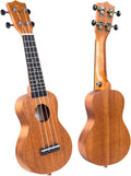 Kmise Ukulele Soprano 17 in Mini Travel Ukulele - Warm Tone