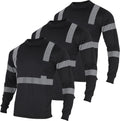 VENDACE Safety T Shirts Reflective Hi Vis Long Sleeve - Class 3