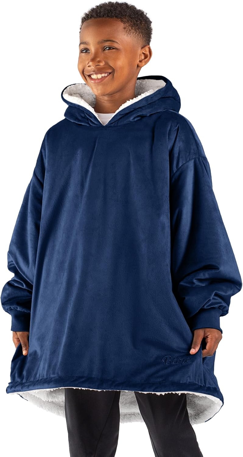 Bare Home Wearable Blanket Hoodie - Cozy Oversized Comfort