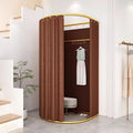 200x100x95cm Brown Portable Changing Room - Large Privacy Booth
