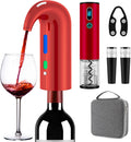 Wine Bottle Opener Fathers Day Gift Set with Electric Opener - Easy