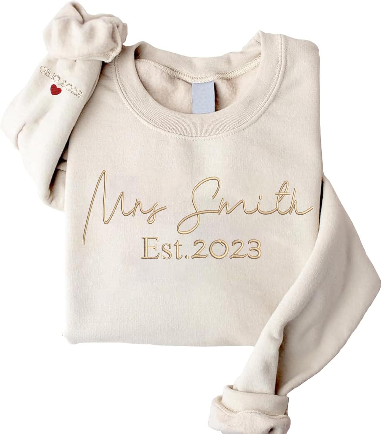 Personalized Mrs. Sweatshirt - Perfect Engagement Gift