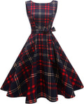 Boatneck Sleeveless Swing Vintage 1950s Cocktail Dress - Flattering is