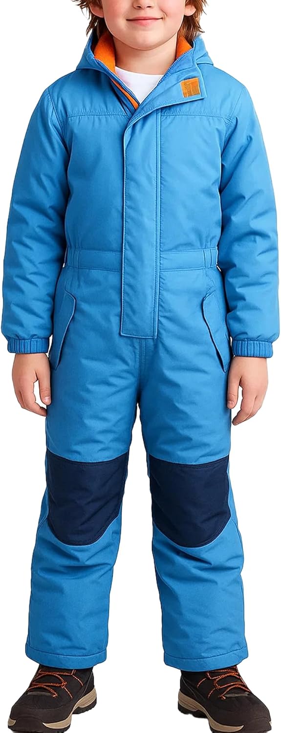 Kids Snow Suit - Waterproof Insulated Winter Jumpsuit Coveralls