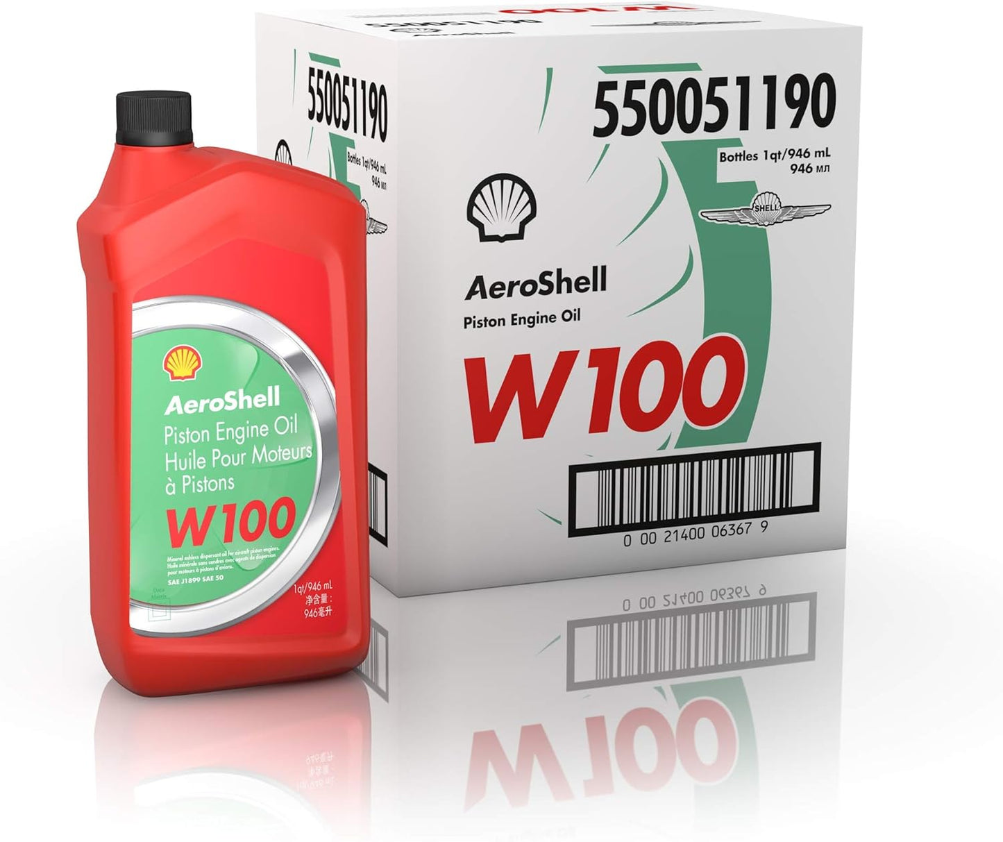 AeroShell Oil W100 - Premium Aircraft Engine Oil for Performance