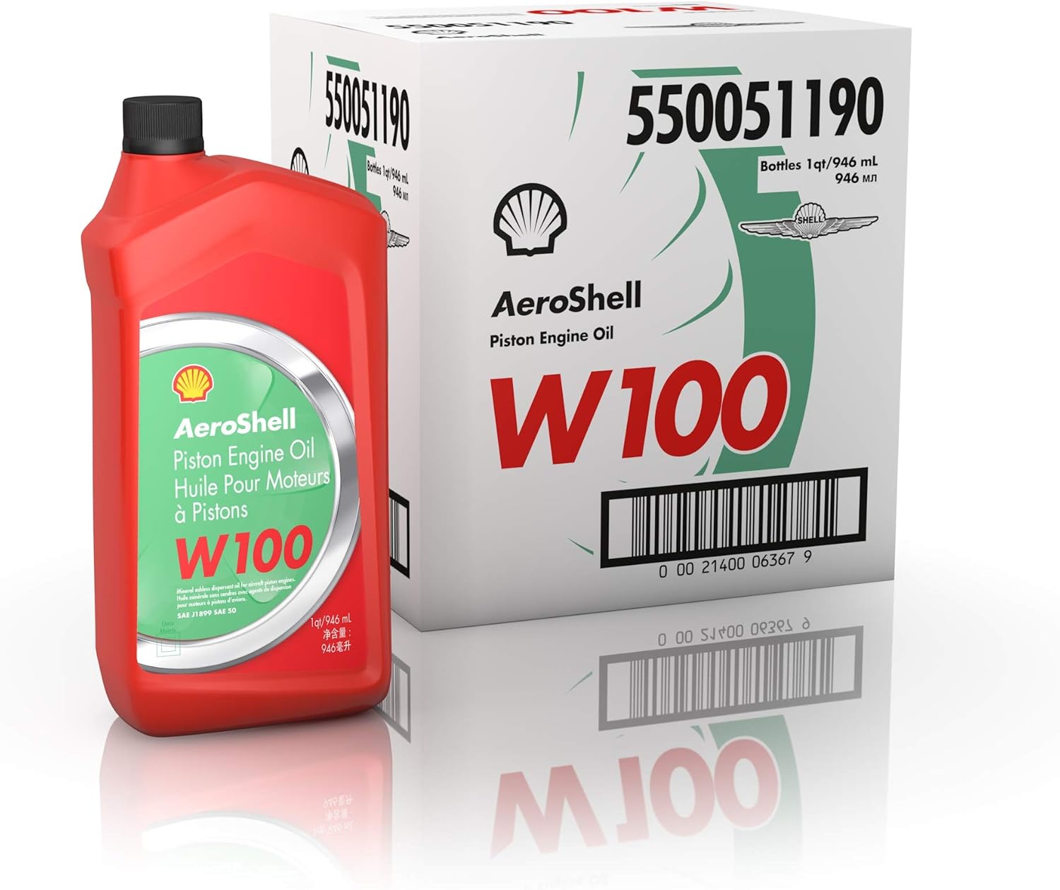 AeroShell Oil W100 - Premium Aircraft Engine Oil for Performance