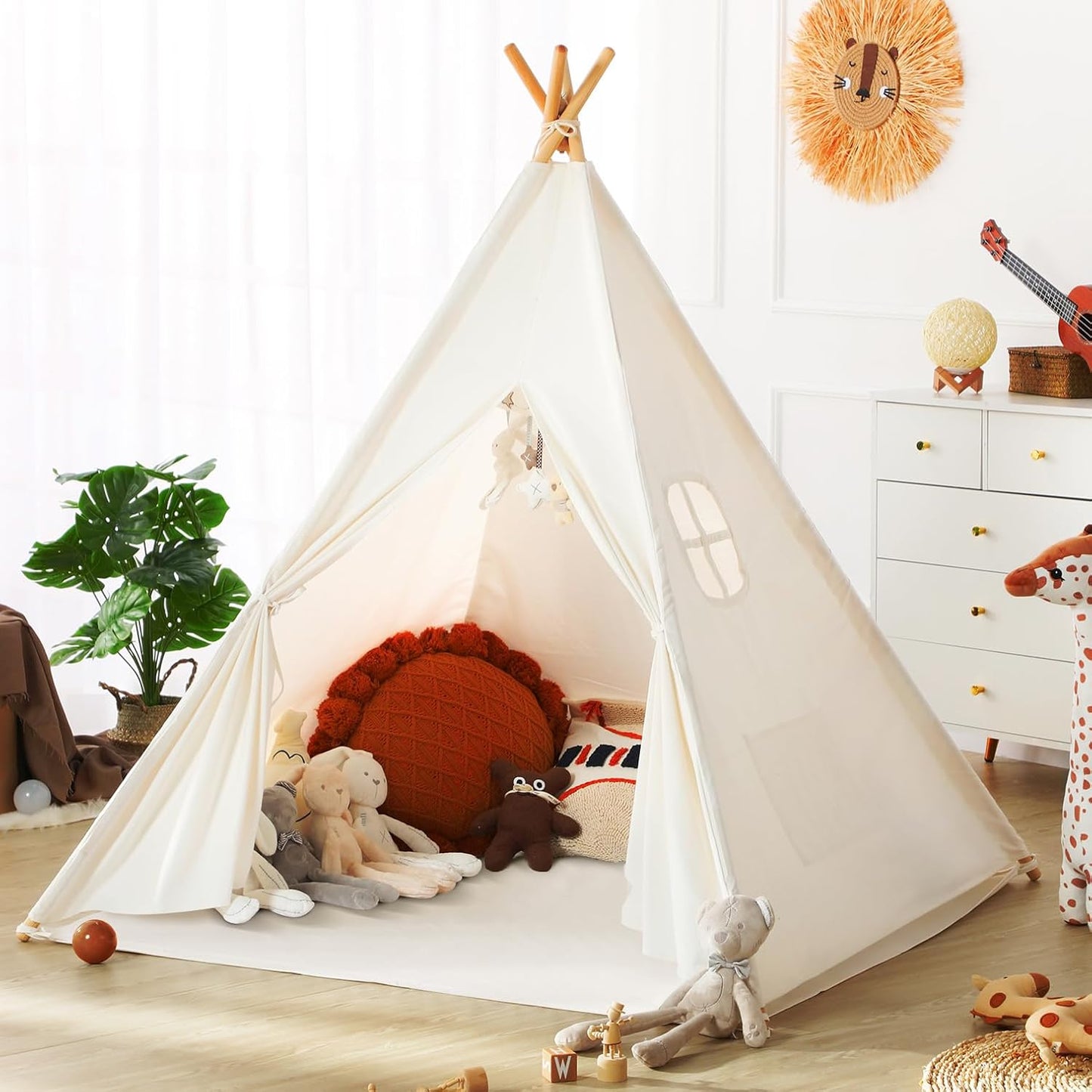 Foldable Kids Teepee Tent: Indoor & Outdoor Fun!