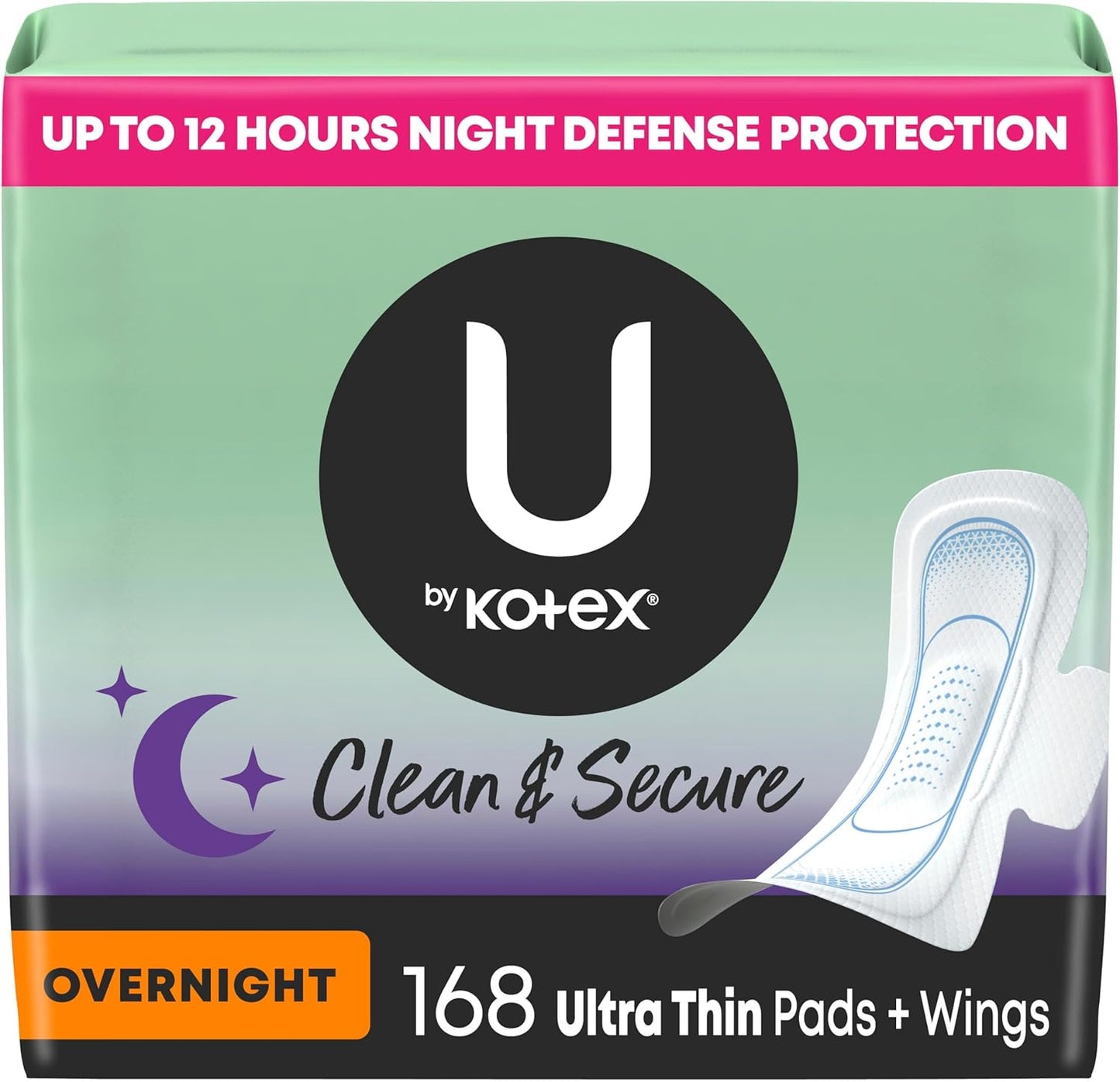 U by Kotex Clean & Secure Ultra Thin Overnight Pads Review