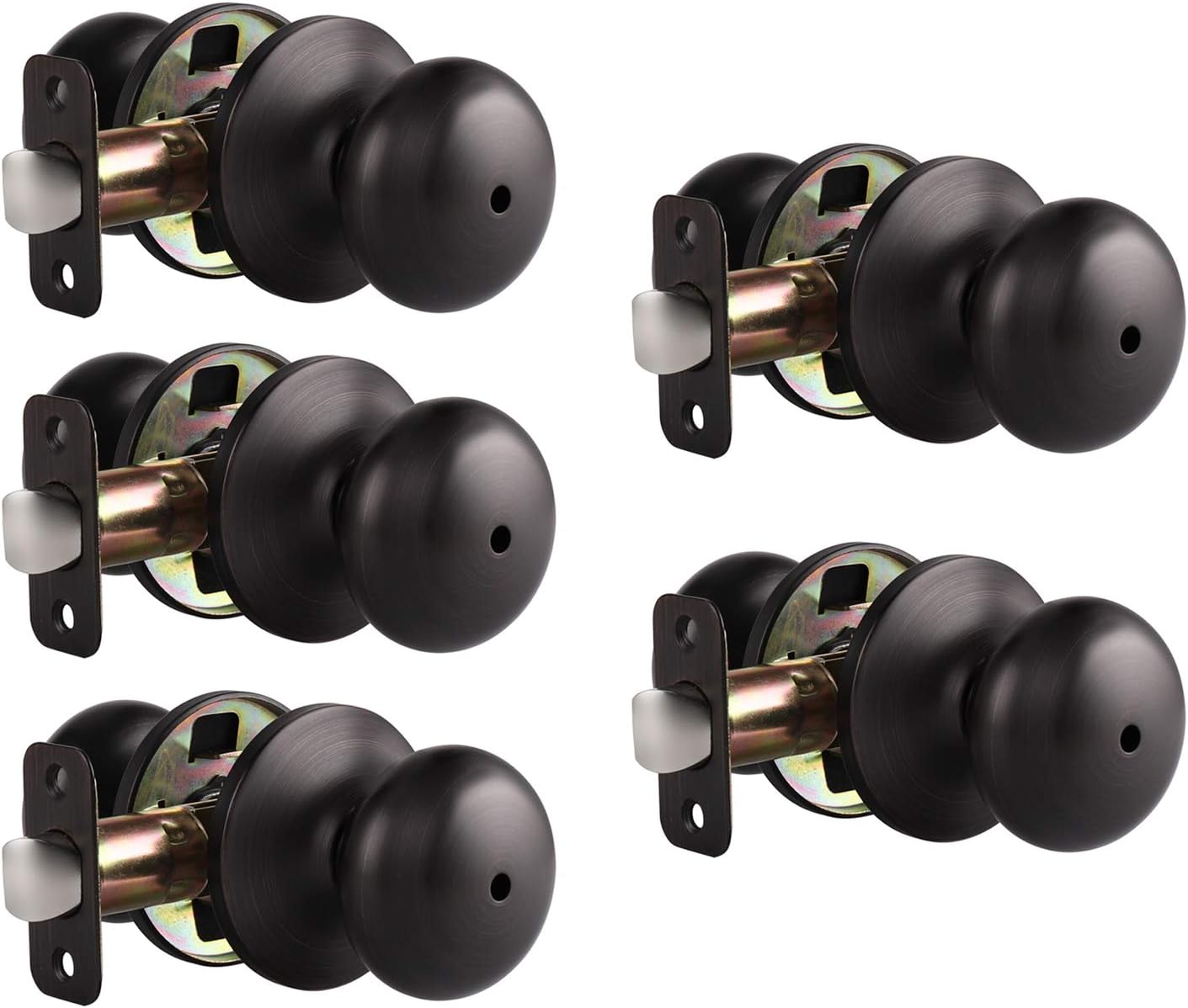 Probrico Keyless Privacy Door Knobs for Bedroom and Bathroom