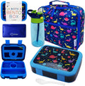 Bento Lunch Box Value Set for Kids - Bag, Bottle & Ice Pack