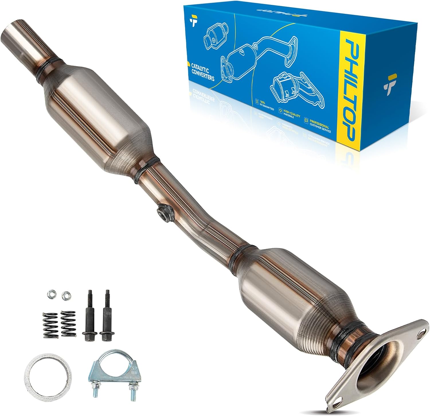 PHILTOP Catalytic Converter for 2003-2008 Corolla and Vibe