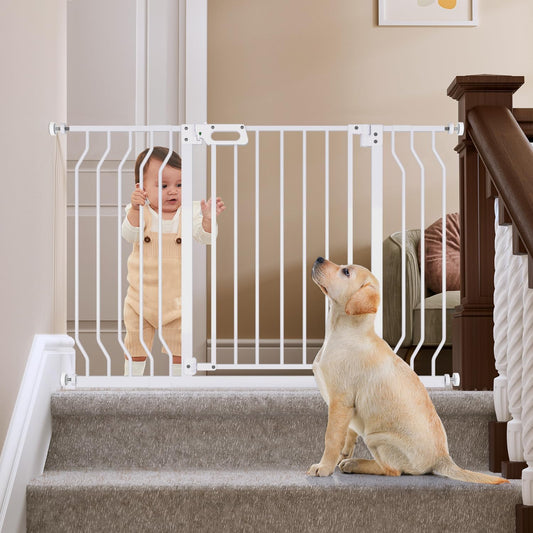 GROWNSY Baby Gate for Stairs - Safe and Easy Installation