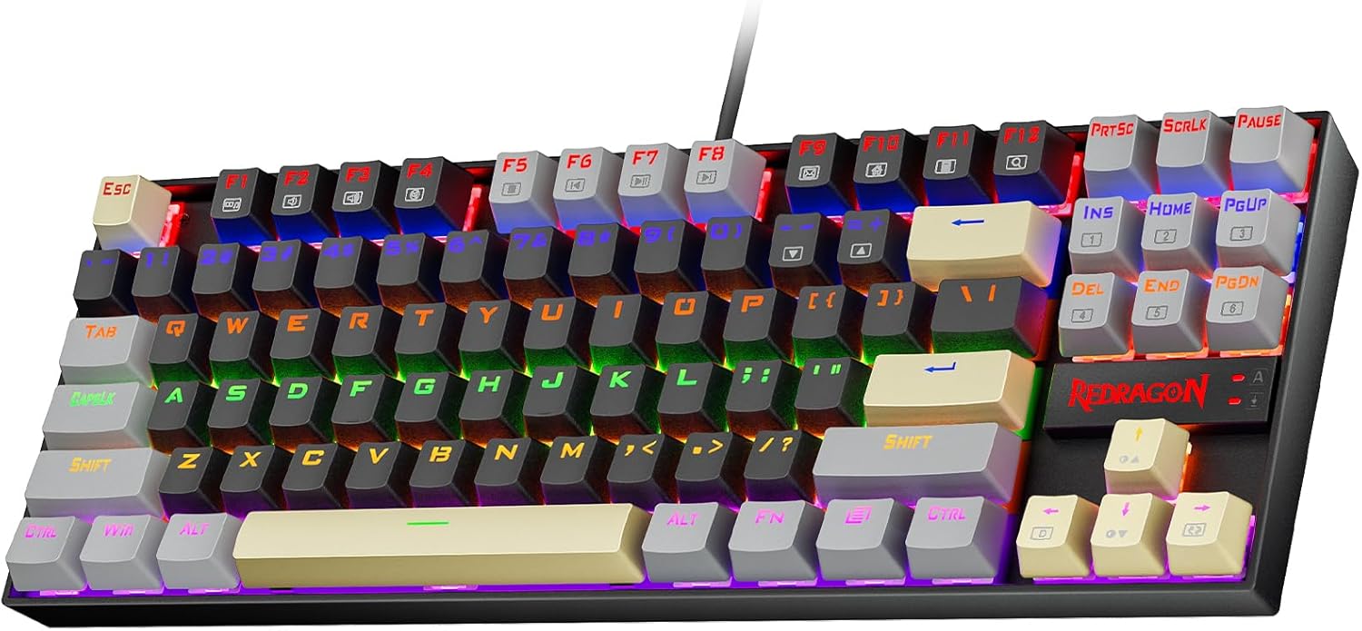 Redragon K552 Mechanical Gaming Keyboard with LED Lighting