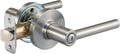 Contemporary Madison Door Lever Privacy Satin Nickel - 6-Pack
