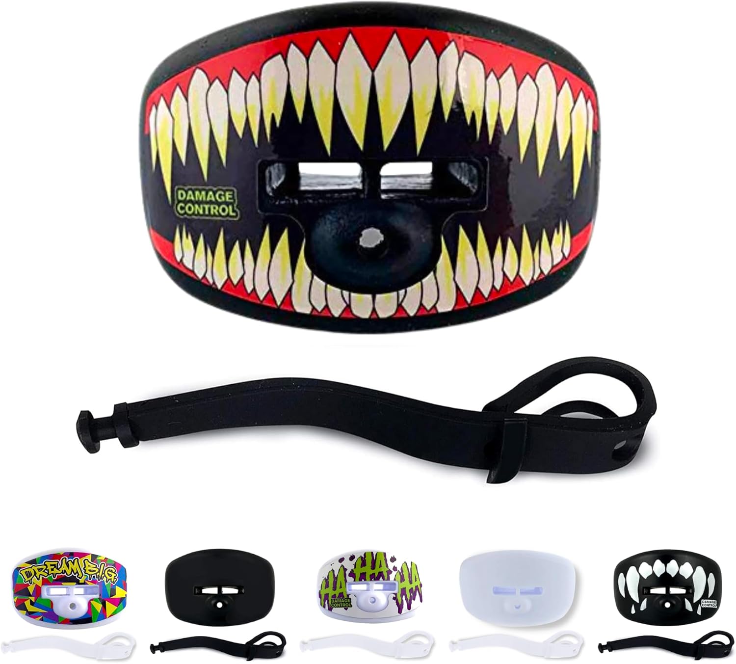DAMAGE CONTROL Football Mouthpiece - Protects Mouth, Enhances Airflow