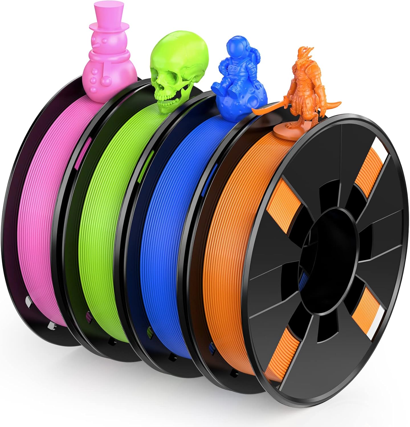 ENTINA 4 Colors PLA 3D Printer Filament Bundle for 3D Printers