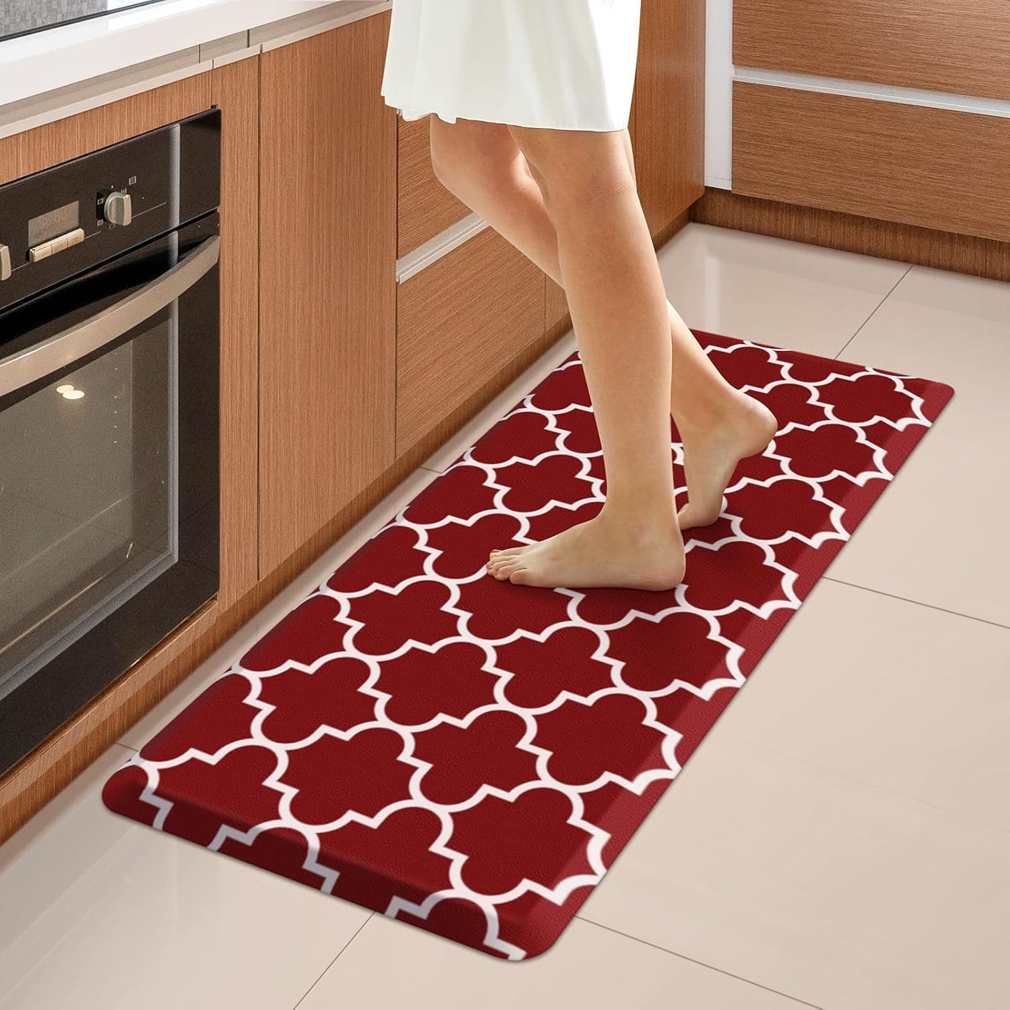 WISELIFE Kitchen Mat Cushioned Anti-Fatigue Rug for Comfort