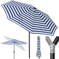 7.5 ft Patio Market Umbrella with Crank & Push-Button Tilt - Fade