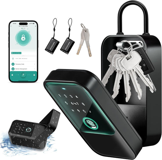 Moquin Smart Lock Box - Secure Key Access Anywhere