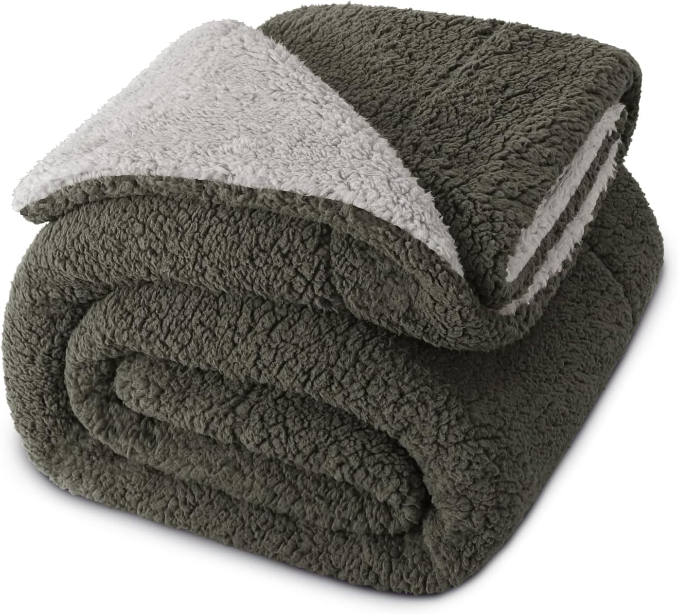 Reversible King Size Sherpa Fleece Blanket for Cozy Comfort