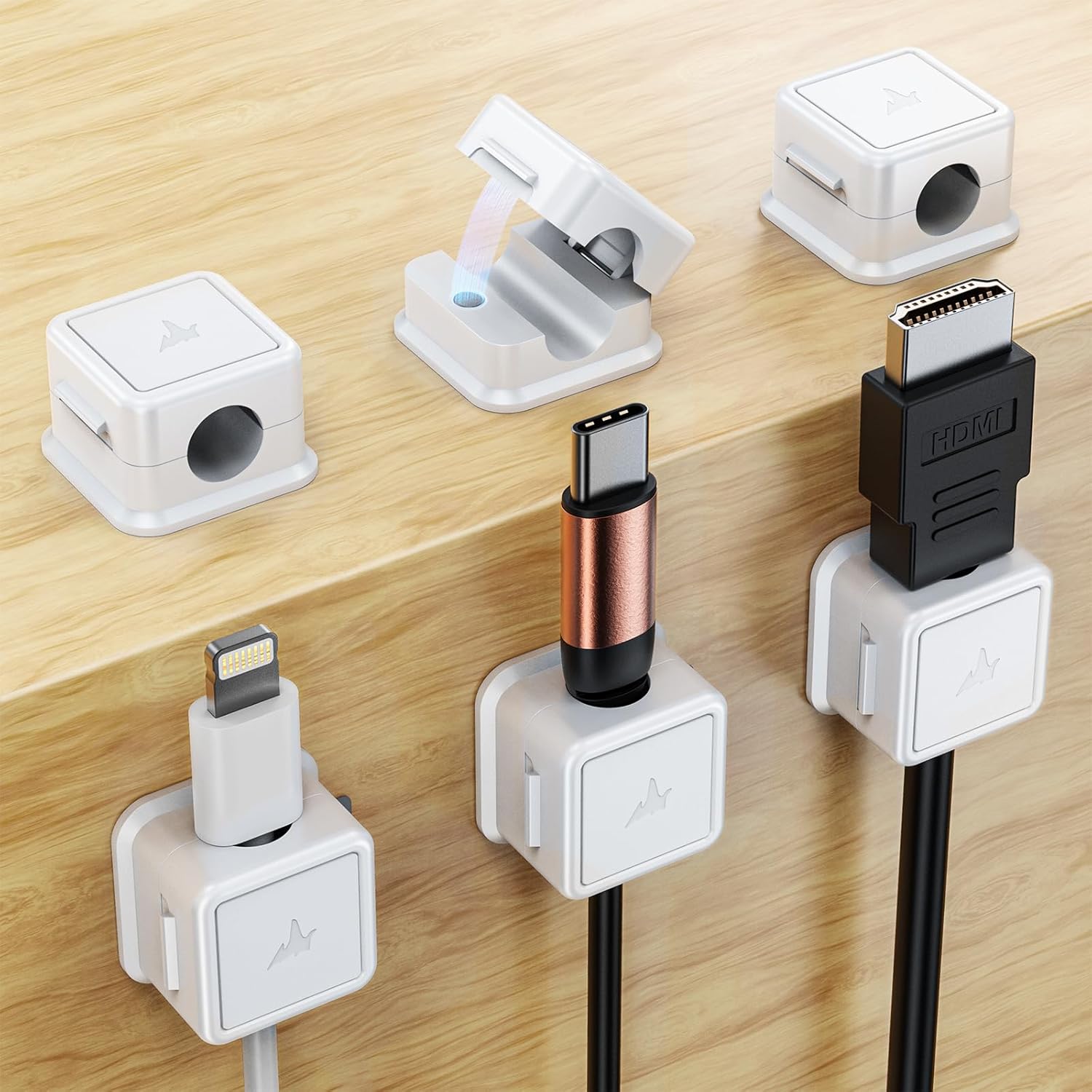 ShanJieXing Magnetic Cable Clips - Tidy Cords Effortlessly
