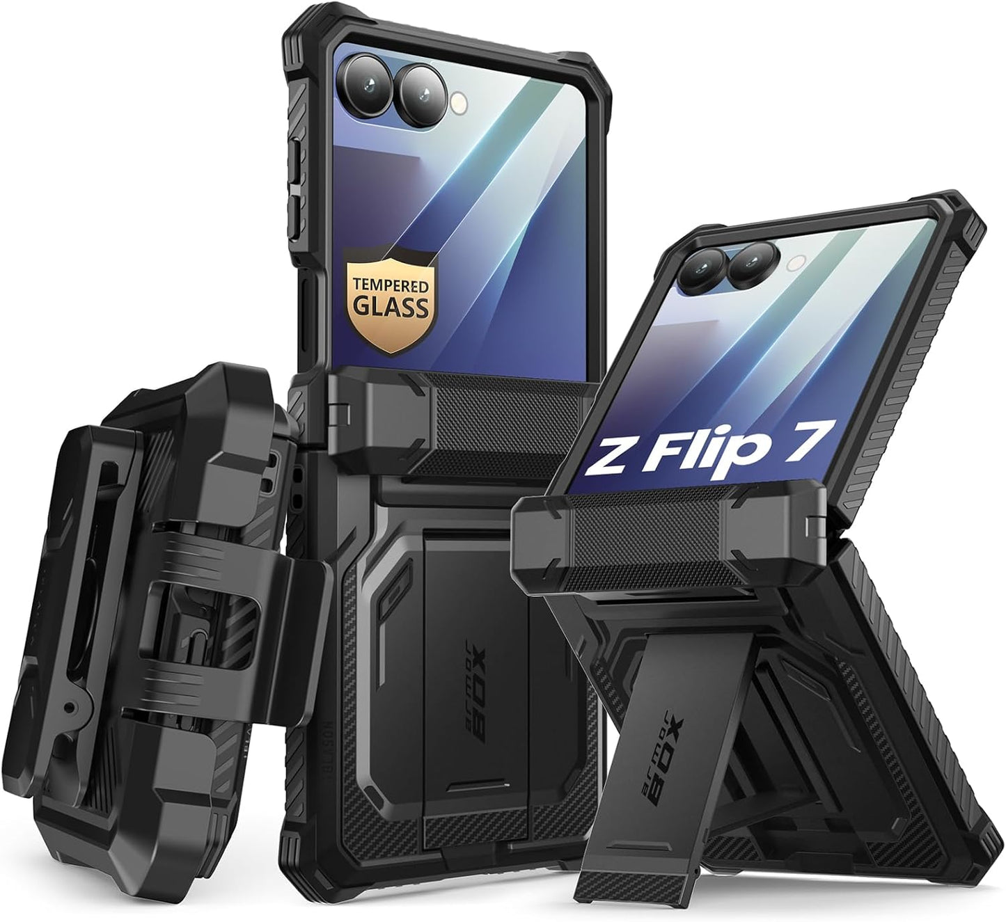 i-Blason Samsung Galaxy Z Flip 7 Case with Stand and Protection