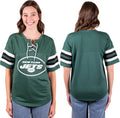 Stylish NFL Lace Up Tee for Women by Ultra Game for Game Day