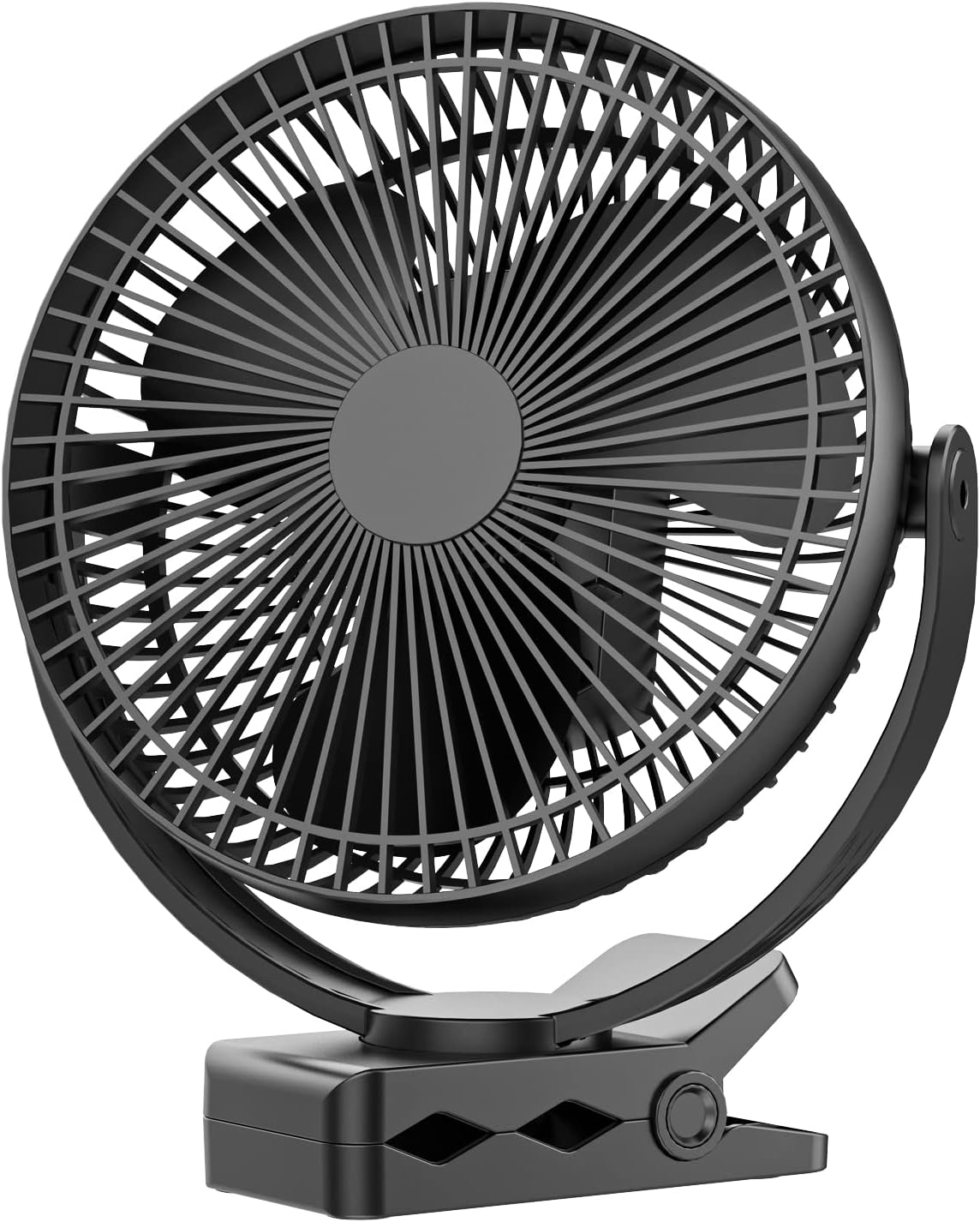 Portable 8 Inch Clip Fan, Quiet & Rechargeable - Stay Cool Anywhere!