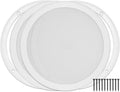 RH-4002-8-2-A White Surface Mount Speaker Covers, Pair - Durable Steel