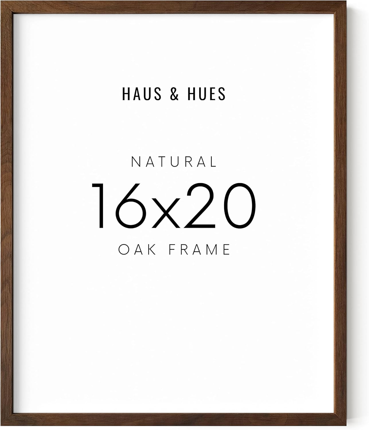 16x20 Walnut Rustic Wood Photo Frames for Stylish Wall Decor