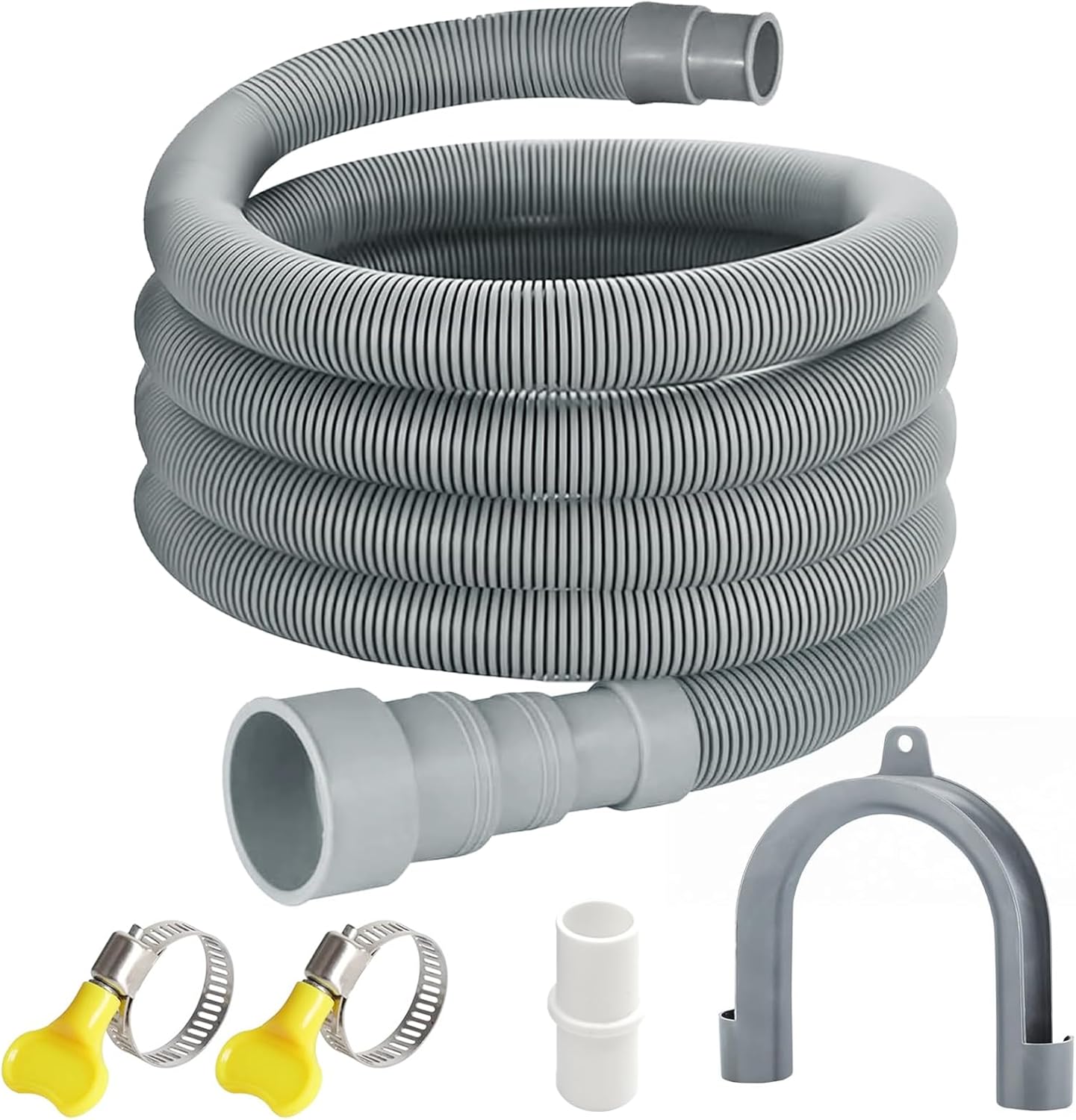 10ft Flexible Universal Washing Machine Drain Hose Kit