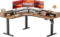 Agilestic L Shaped Standing Desk 63 x 55 in - Adjustable Height Corner
