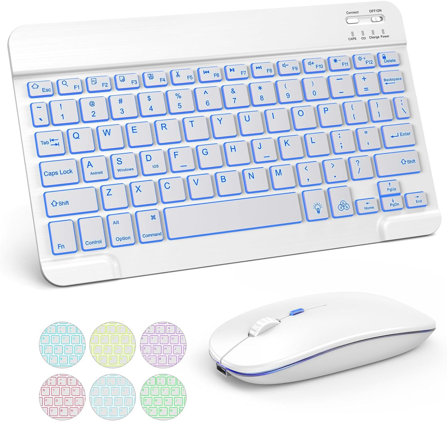 7-Color Backlit iPad Bluetooth Combo