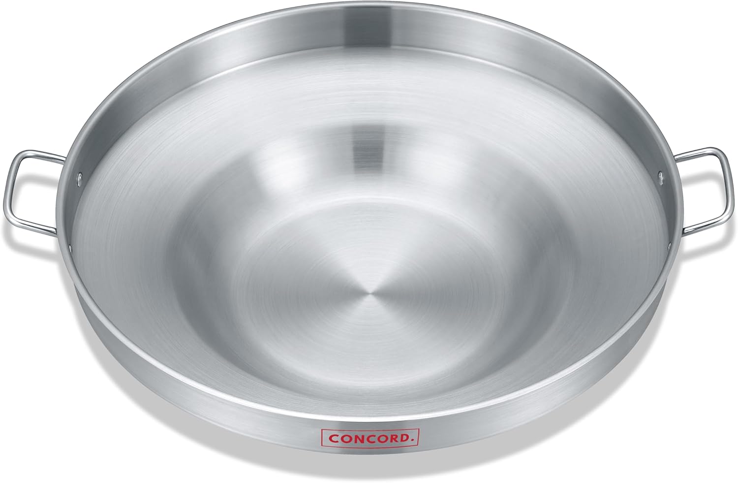 Stainless Steel Comal Frying Bowl for Street Food Cooking 22ftin
