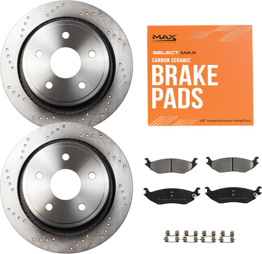 Max Advanced Brakes StyleMAX Rear Brake Kit for Dodge Ram 1500