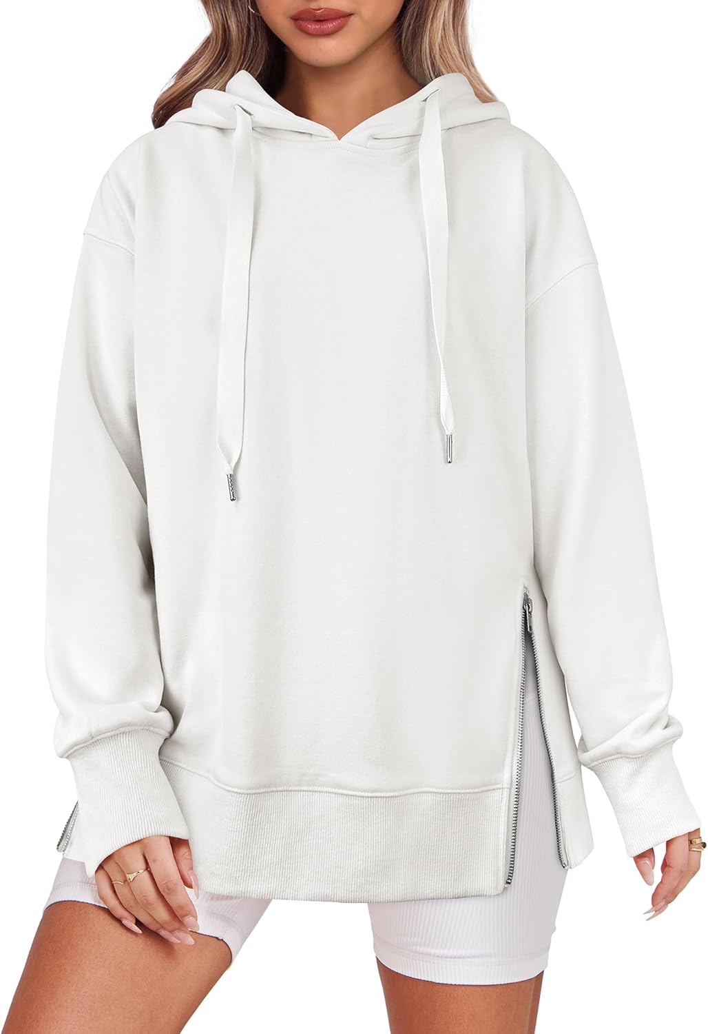 Oversized Hoodies with Side Zipper for Trendy Fall Style
